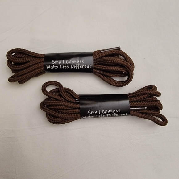 🆕️📦 Pack of 2 Brown Shoelaces 🆕️📦 - Picture 1 of 3